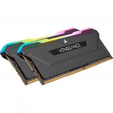 Модуль памяти для компьютера DDR4 32GB (2x16GB) 3200 MHz Vengeance RGB PRO SL Black Corsair (CMH32GX4M2E3200C16)