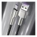 Дата кабель USB 3.1 AM to Type-C 0.25m CAKF 6.0A 66W Cafule Series Metal Data Cable Black Baseus (CAKF000001)