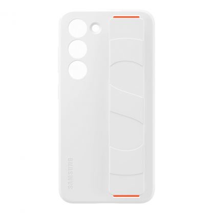Чехол для мобильного телефона Samsung Galaxy S23 Plus Silicone Grip Case White (EF-GS916TWEGRU)