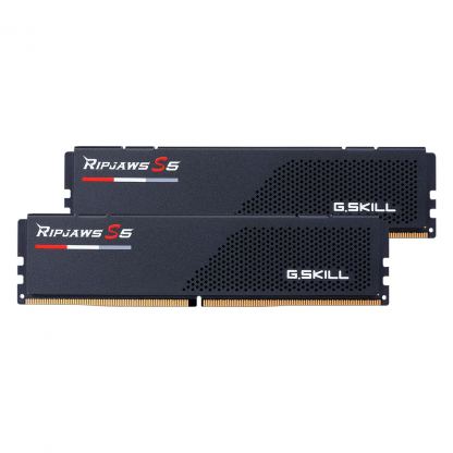 Модуль пам'яті для комп'ютера DDR5 32GB (2x16GB) 6000 MHz Ripjaws S5 Black G.Skill (F5-6000J3636F16GX2-RS5K)