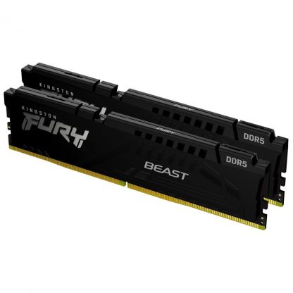 Модуль пам'яті для комп'ютера DDR5 16GB (2x8GB) 6000 MHz Beast Kingston Fury (ex.HyperX) (KF560C36BBEK2-16)