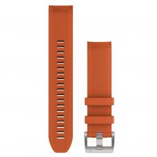 Ремешок для смарт-часов Garmin MARQ, QuickFit 22m, Ember Orange, Silicone Strap (010-12738-34)