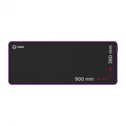 Коврик для мышки Lorgar Main 319 Black/Purple (LRG-GMP319)