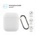 Чехол для наушников Armorstandart Ultrathin Silicone Case With Hook для Apple AirPods 2 White (ARM59695)