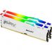 Модуль памяти для компьютера DDR 64GB (2x32GB) 5200 MHz FURY Beast White RGB Kingston Fury (ex.HyperX) (KF552C40BWAK2-64)