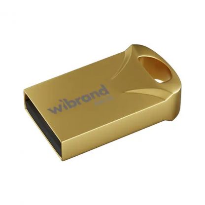 USB флеш накопитель Wibrand 64GB Hawk Gold USB 2.0 (WI2.0/HA64M1G)