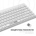 Клавиатура OfficePro SK955W Wireless/Bluetooth White (SK955W)
