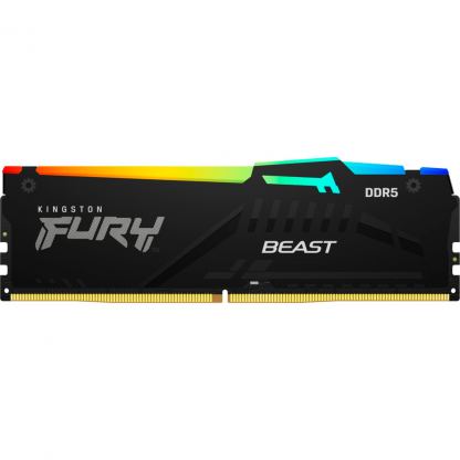 Модуль пам'яті для комп'ютера DDR5 16GB 6400 MHz Beast RGB EXPO Kingston Fury (ex.HyperX) (KF564C32BBEA-16)