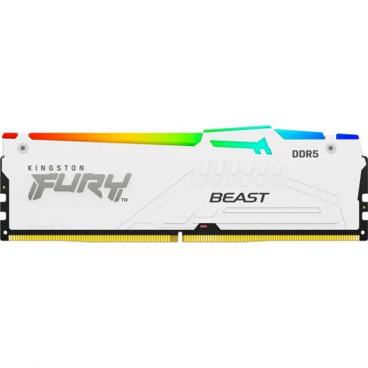 Модуль памяти для компьютера DDR5 32GB 6400 MHz Beast White RGB XMP Kingston Fury (ex.HyperX) (KF564C32BWA-32)