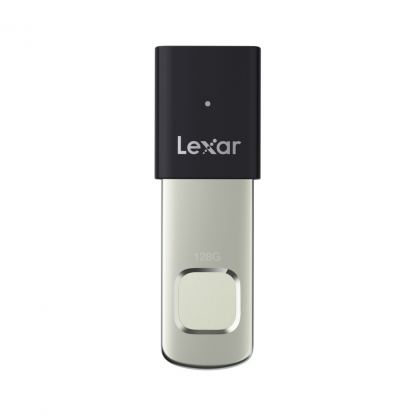 USB флеш накопичувач Lexar 128GB JumpDrive Fingerprint F35 Pro USB 3.2 (LJDF35P128G-RNBNG)