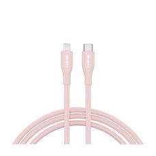 Дата кабель USB-C to Lightning 1.0m CLNM60 C-L 60W MFI Silicon Pink Canyon (CNS-CLNM60SC10PS)