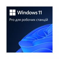 Операционная система Microsoft Windows 11 Pro для робочих станцій, укр, ОЕМ, на DVD носії (HZV-00130)