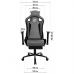 Кресло игровое GT Racer X-5113F Gray (X-5113F Fabric Gray)