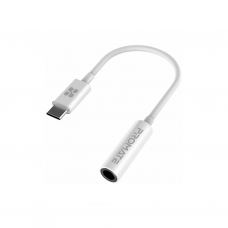 Кабель мультимедийный USB-C to AUX 3.5mm-3.5mm auxlink-c.white Promate (auxlink-c.white)