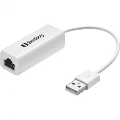 Переходник USB 2.0 Type-A to Ethernet RJ45 100Mb Sandberg (133-78)