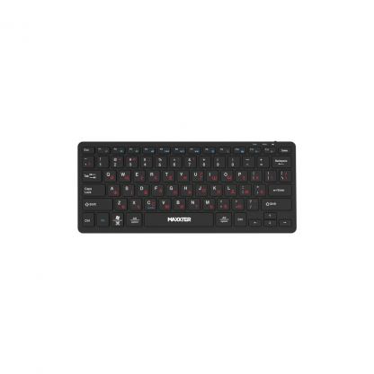 Клавіатура Maxxter KBW-C01B-UA Wireless UA Black (KBW-C01B-UA)
