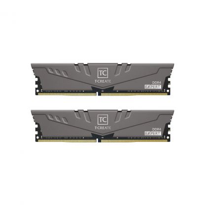 Модуль памяти для компьютера DDR4 16GB (2x8GB) 3200 MHz T-Create Expert Gray Team (TTCED416G3200HC16FDC01)