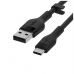 Дата кабель USB 2.0 AM to Type-C 3.0m 15W Black Belkin (CAB008BT3MBK)
