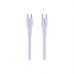 Дата кабель USB-C to USB-C 1.0m OnWire 60CL C-C 60W COLOR Braided 1m Purple Canyon (CND-CCAP60AB10PU)