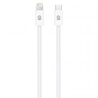 Дата кабель USB-C to Lightning 1.0m White Armorstandart (ARM72697)
