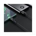 Дата кабель USB 2.0 AM to USB-C 1.2m 3A nylon aluminum with light indicator U93 black HOCO (6931474732170)