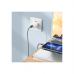 Дата кабель USB 2.0 AM to Lightning 1.0m 2.4A nylon BX87 black BOROFONE (6974443389005)