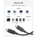 Дата кабель USB-C to USB-C 0.9m 240W 20Gbps 4K Video bio-nylon black Anker (A80N1H11)