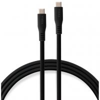 Дата кабель USB-C to USB-C 1.2m UBS3.2 Gen2 10G 100W Chip Silicon Black Vinga (VCPDCCC31012SB)