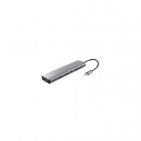 Концентратор Trust USB-C 7-in1 2xUSB-А 3.2/2xUSB-С/2xHDMI/DP aluminiu 0.16m grey (25661_TRUST)