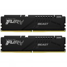 Модуль памяти для компьютера DDR5 64GB (2x32GB) 5600 MHz Beast EXPO Black Kingston Fury (ex.HyperX) (KF556C40BB2K2-64)