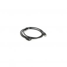 Дата кабель USB 2.0 AM/AF 1.5m ferrite black Voltronic (YT-AM/AF-1.5B)
