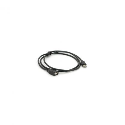 Дата кабель USB 2.0 AM/AF 1.5m ferrite black Voltronic (YT-AM/AF-1.5B)