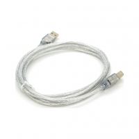 Кабель для принтера USB 2.0 AM/BM 1.8m transparent Voltronic (YT-AM/BM-1.8T)