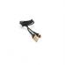 Дата кабель USB 2.0 AM to Lightning 1.0m 3.0A black gold PZX (V-165)
