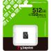 Карта пам'яті Kingston 512GB microSDXC class 10 UHS-I U3 V30 A1 Canvas Select Plus (SDCS3/512GBSP)