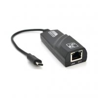 Переходник USB-C to RJ45 1000Mbps black Voltronic (Type-C- Rj-45.G/25849)