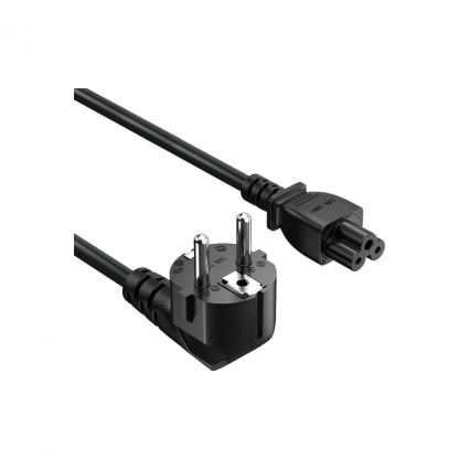 Кабель живлення C5 1.0m black ColorWay (CW-CBP084-BK)