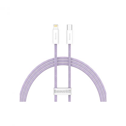 Дата кабель USB-C to Lightning 2.0m 20W purple Baseus (CALD000105)