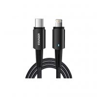 Дата кабель USB-C to Lightning 1.0m 20W black Essager (EXCTL-CG01)