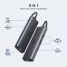 Концентратор Ugreen USB-C to HDMI + 2xUSB 3.2 + USB-C 3.2 + RJ45 + PD CM512 gray (45000)
