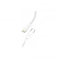 Дата кабель USB 2.0 AM to Lightning 1.0m PD18W NB113 white XO (6920680863846)