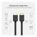 Кабель мультимедийный HDMI M to HDMI M 1.5m HD104 black Ugreen (60820)