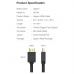 Кабель мультимедийный HDMI M to HDMI M 1.5m HD104 black Ugreen (60820)