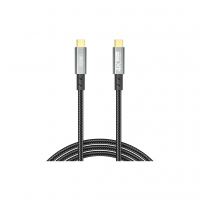 Дата кабель USB-C to USB-C 1.0m 100W PD black XO (GB020-CC.tranish)