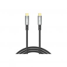 Дата кабель USB-C to USB-C 1.0m 100W PD black XO (GB020-CC.tranish)