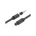 Кабель мультимедийный Optical Toslink 1.0m black Vention (BAEBF)