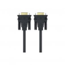 Кабель мультимедійний VGA M to VGA M 1.0m 1080p60Hz black HP (HP_DHC-VG100-1M)