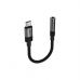 Перехідник USB-C to 3.5mm F 0.15m DAC audio black Acefast (6974316285281)