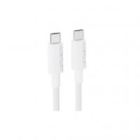 Дата кабель USB-C to USB-C 1.2m 3A white Acefast (6974316284253)