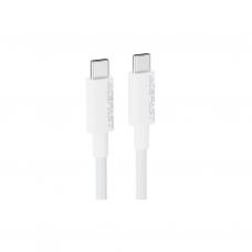 Дата кабель USB-C to USB-C 1.2m 3A white Acefast (6974316284253)